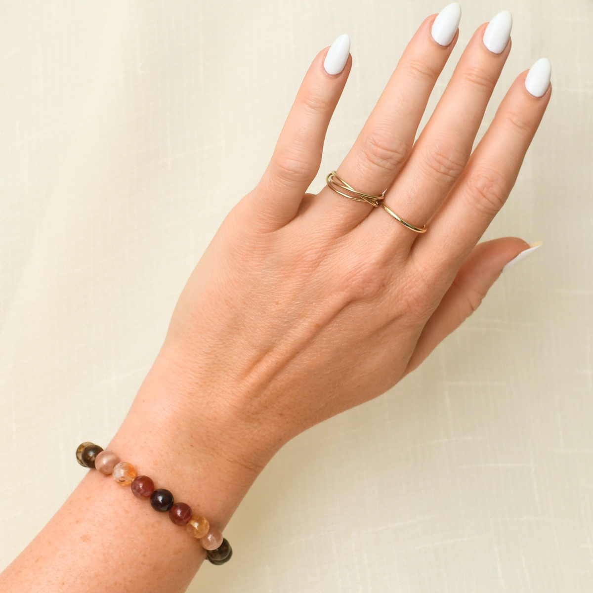 YEAR of the FIRE HORSE | Crystal Bracelet | Fire Lace Opal