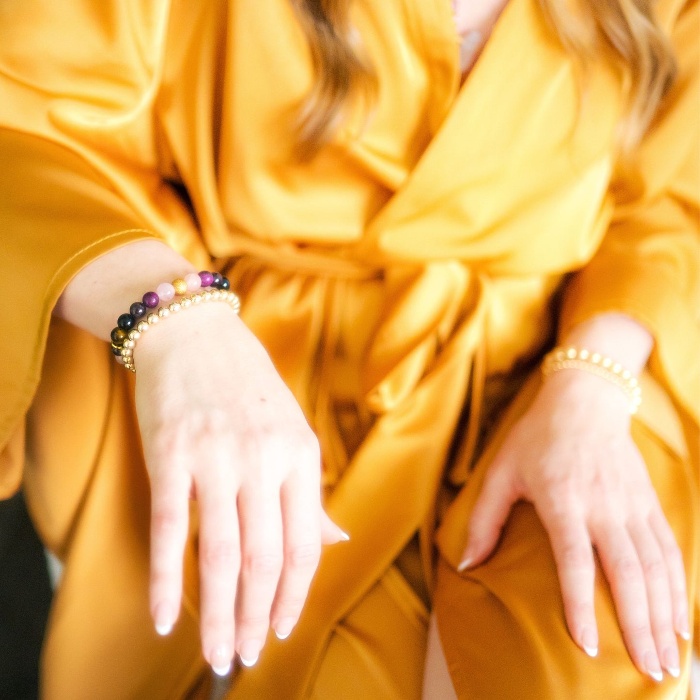 ABUNDANCE & LOVE *OG | Crystal Bracelet | Rose Quartz & Tourmaline
