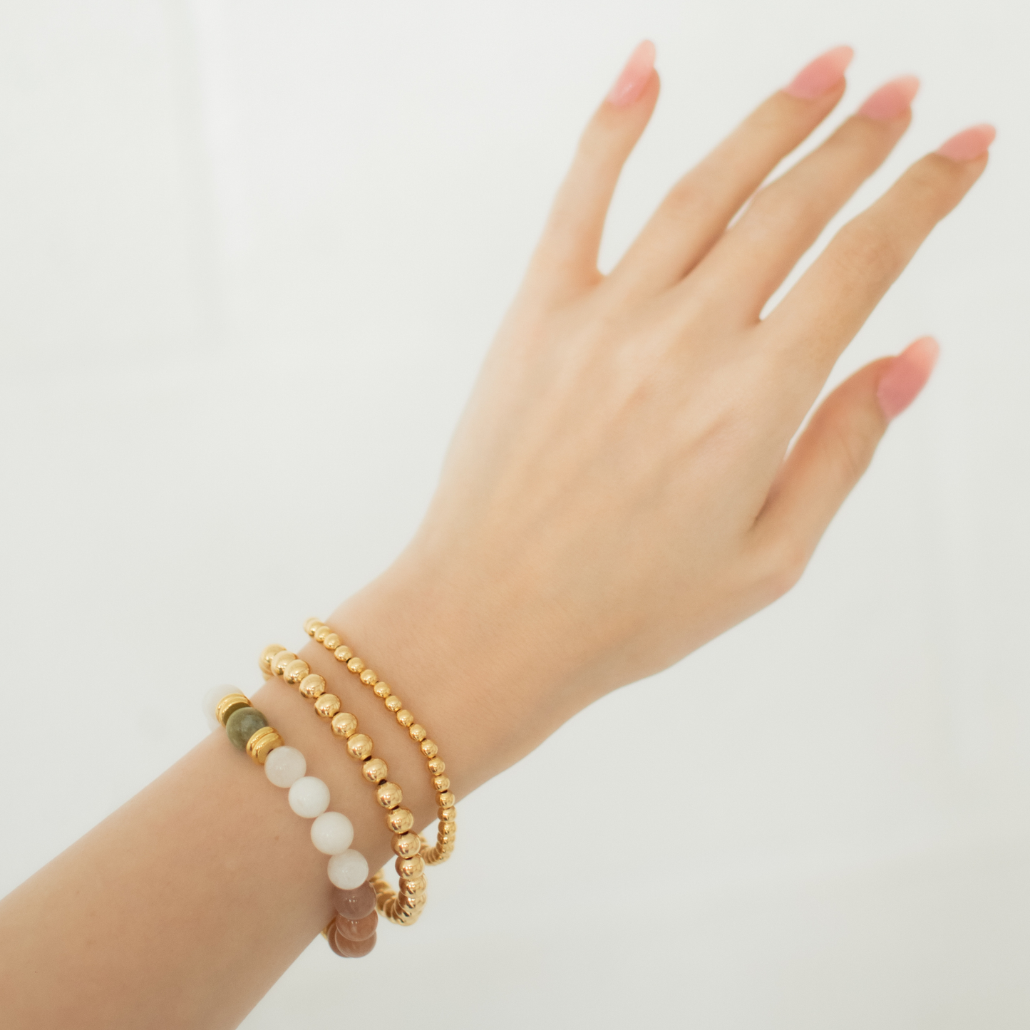 OTHER SIDE of the MOON | Crystal Bracelet | Sunstone & Moonstone
