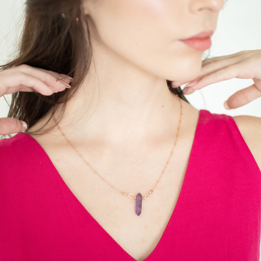 DAINTY POINT | Crystal Necklace