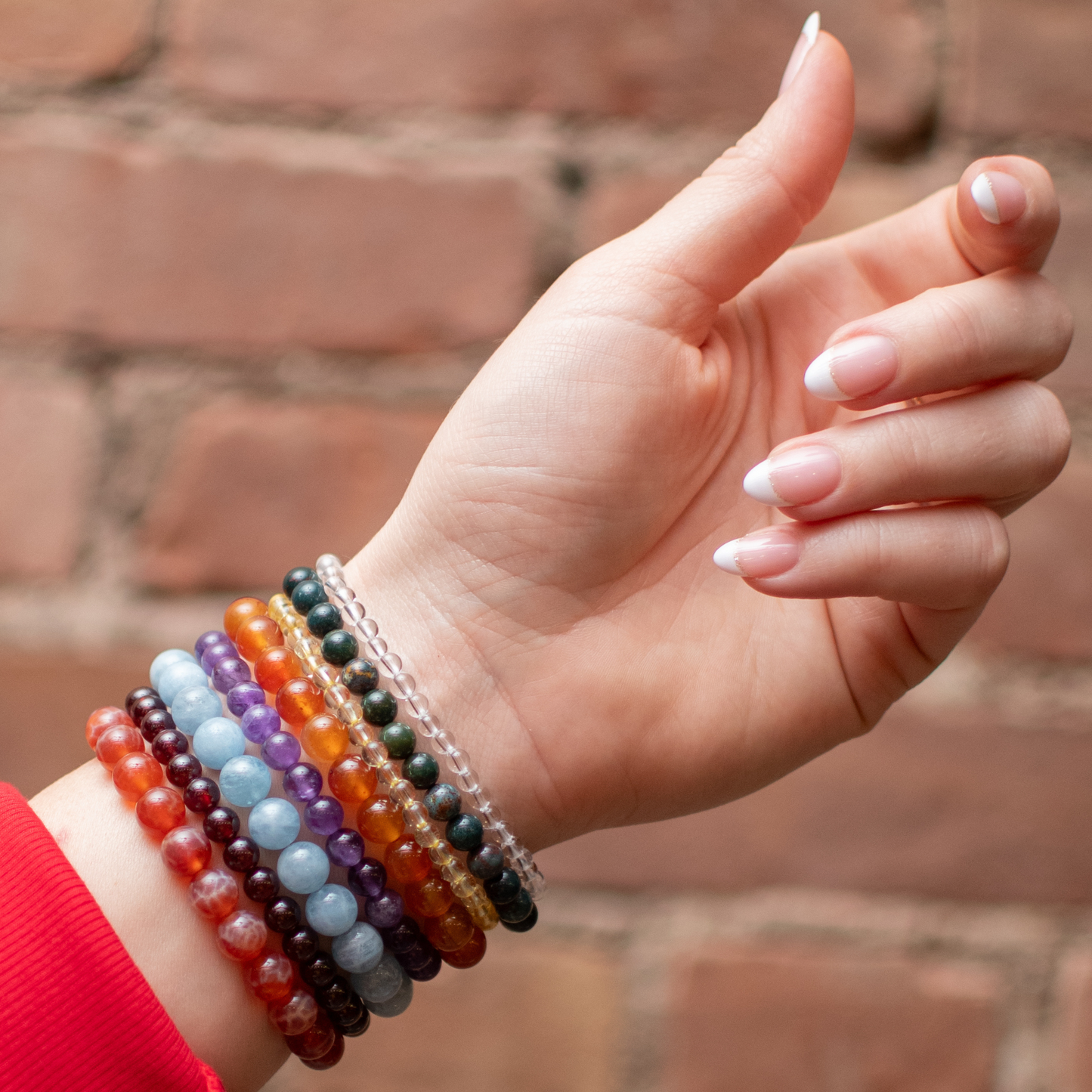 ♈︎ ARIES Zodiac | Stackable Crystal Bracelets