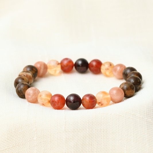 YEAR of the FIRE HORSE | Crystal Bracelet | Fire Lace Opal