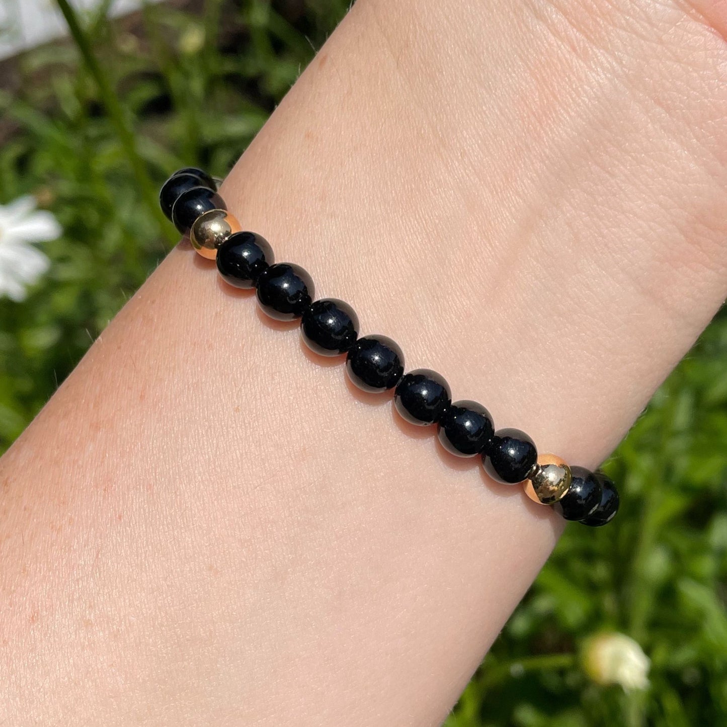 EVIL HEART EYE | Crystal Bracelet | Black Tourmaline