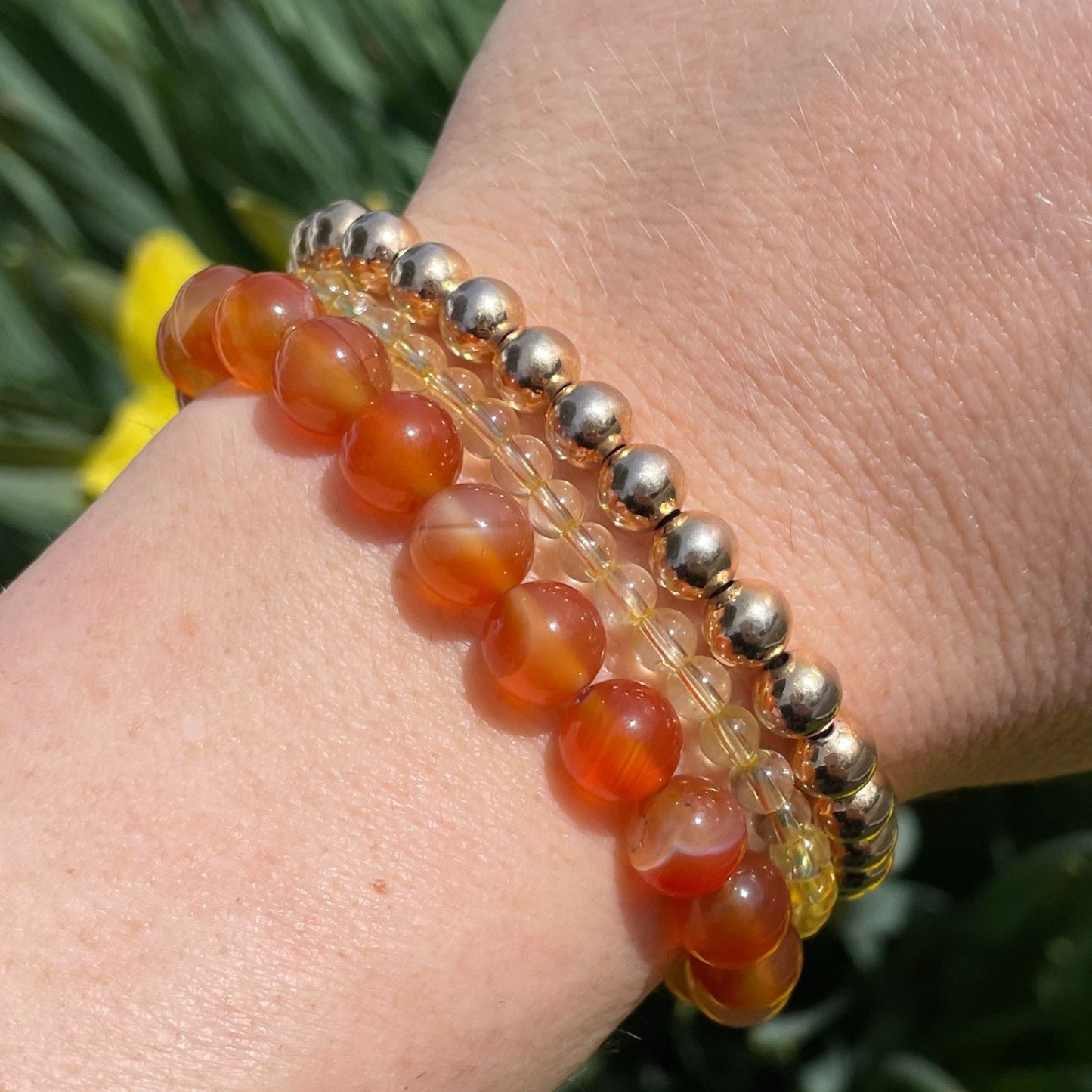 ♈︎ ARIES Zodiac | Stackable Crystal Bracelets