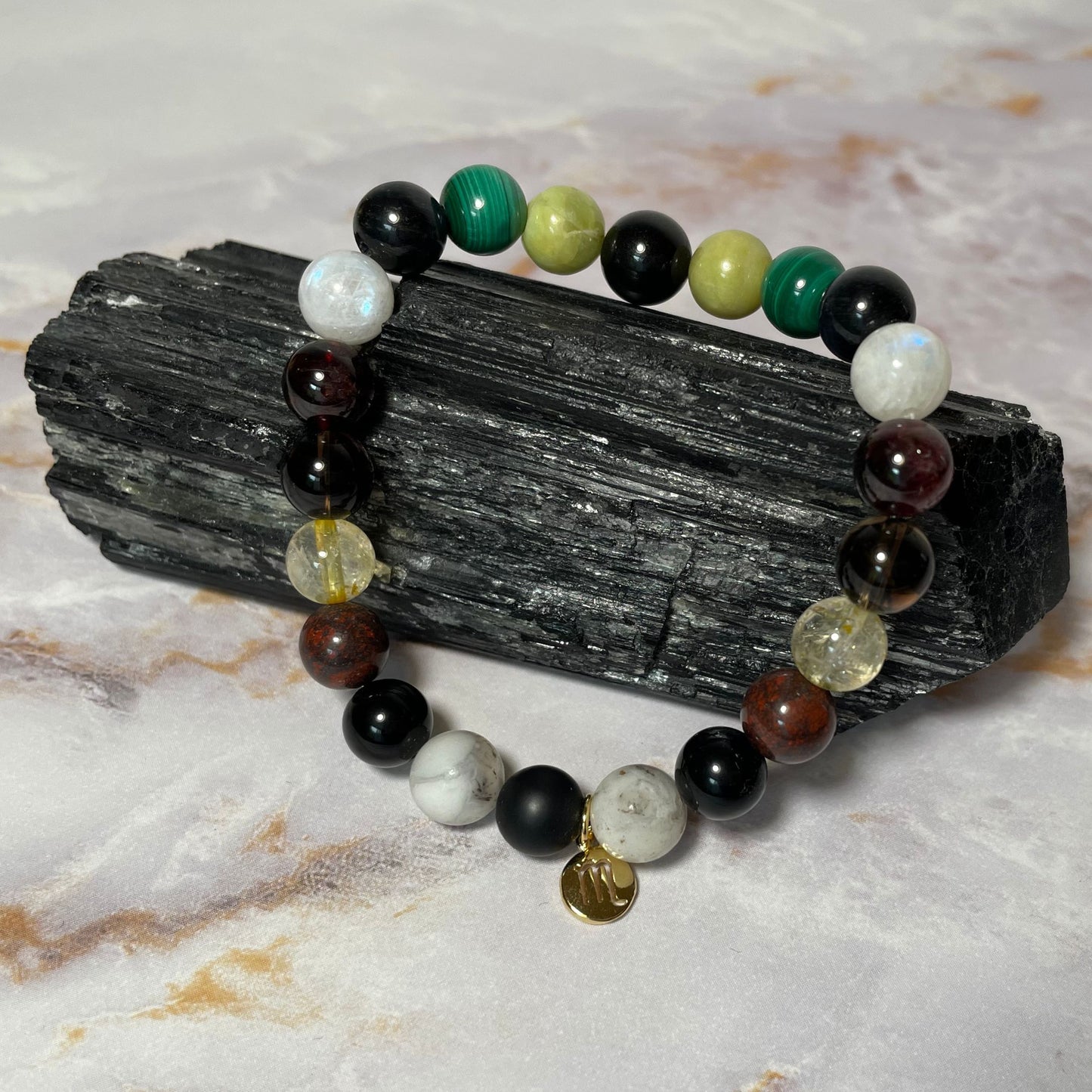 ♏︎ SCORPIO Zodiac | Crystal Bracelet