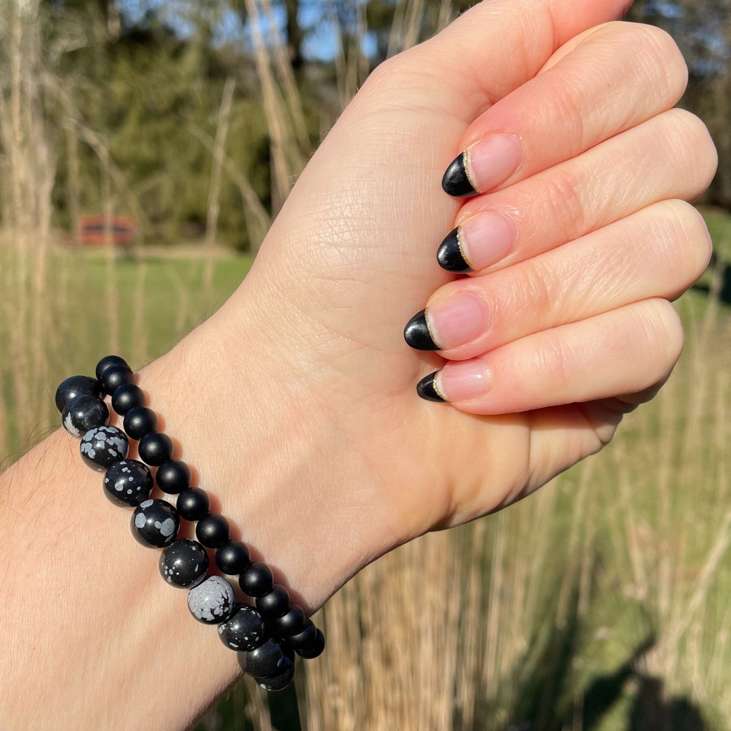 ♑︎ CAPRICORN Zodiac | Stackable Crystal Bracelets