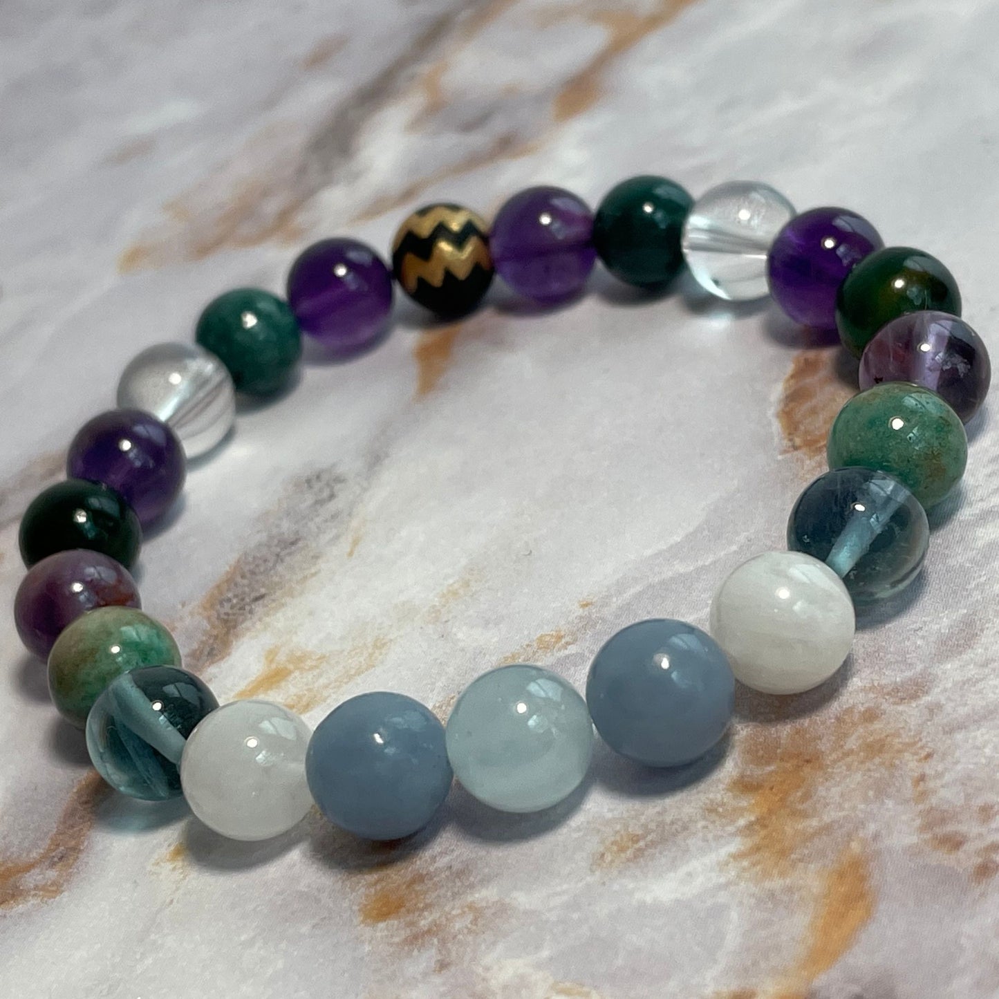 ♒︎ AQUARIUS Zodiac | Crystal Bracelet