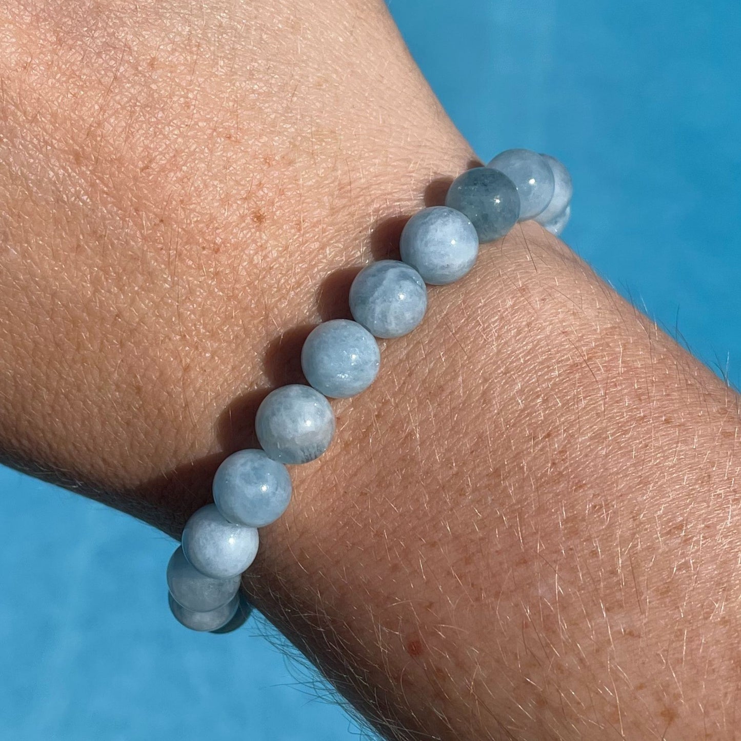 SUMMER BLUES | Throat Chakra Healing | Stackable Crystal Bracelets
