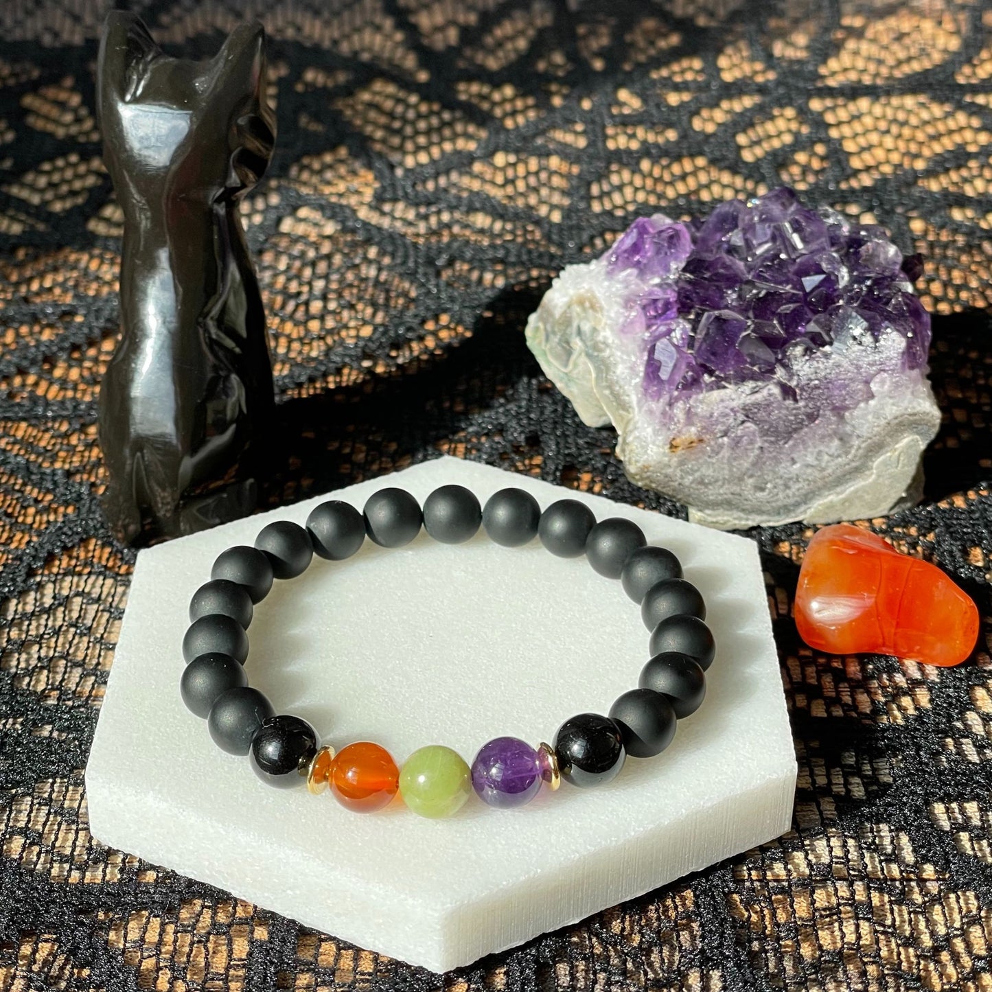 The Onyx | Crystal Bracelet | Onyx