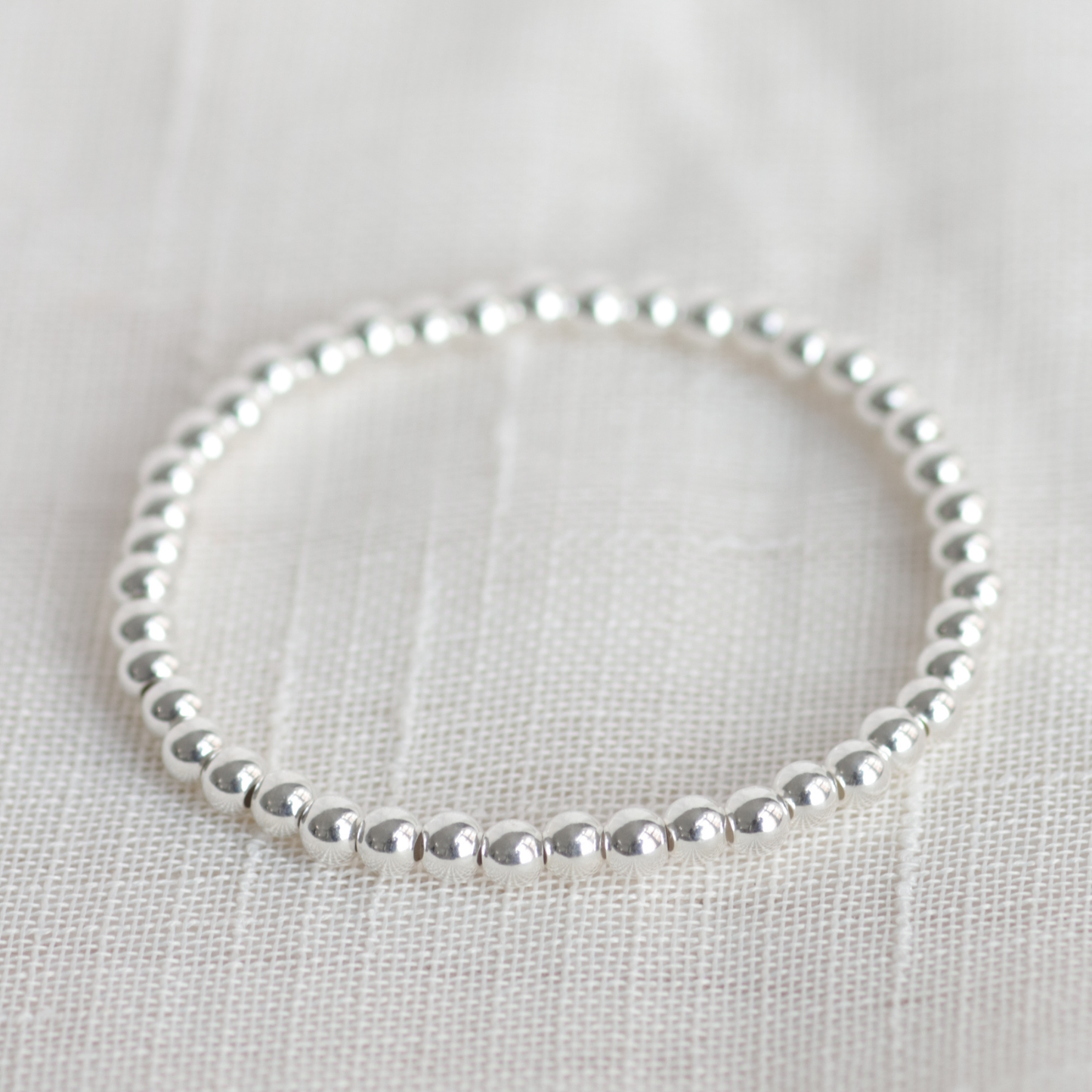 STERLING SILVER Bracelets | 925 Silver Stackable Bracelets | 4mm 6mm
