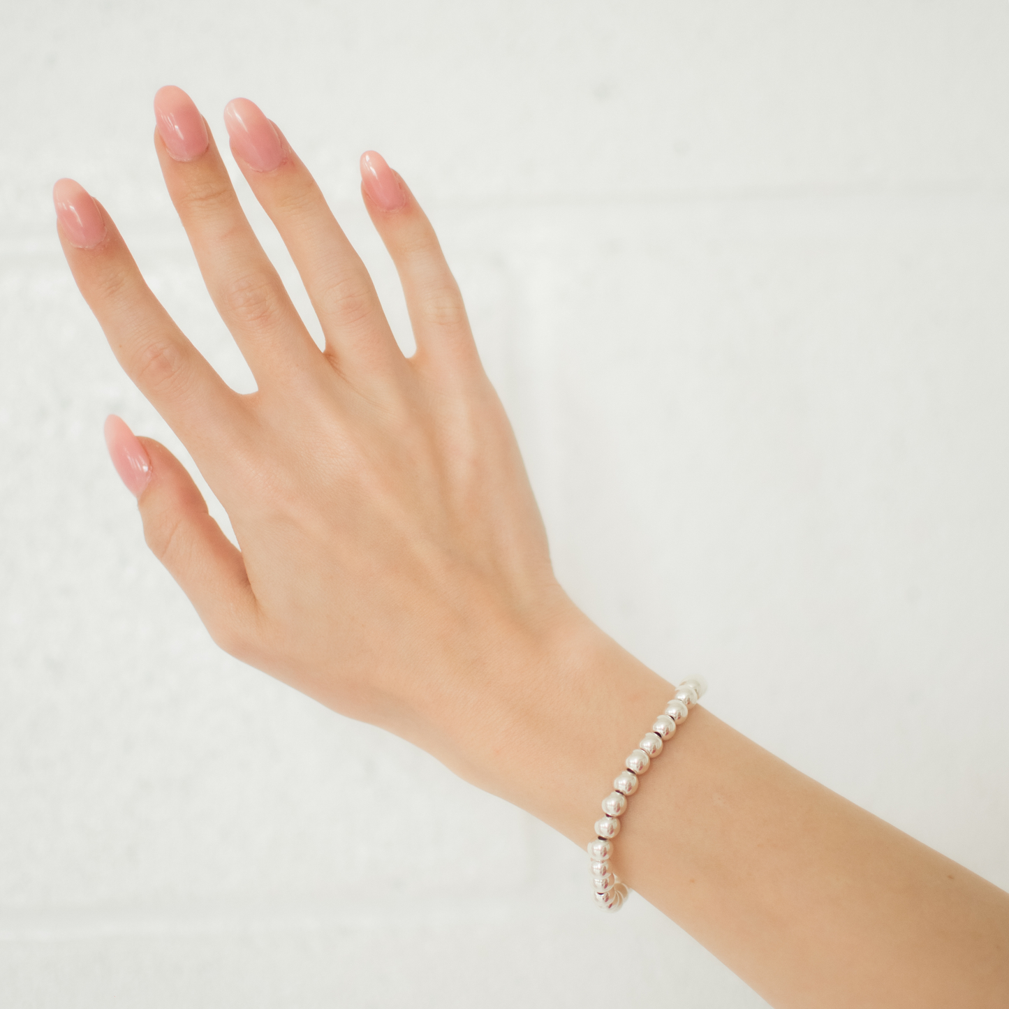 STERLING SILVER Bracelets | 925 Silver Stackable Bracelets | 4mm 6mm