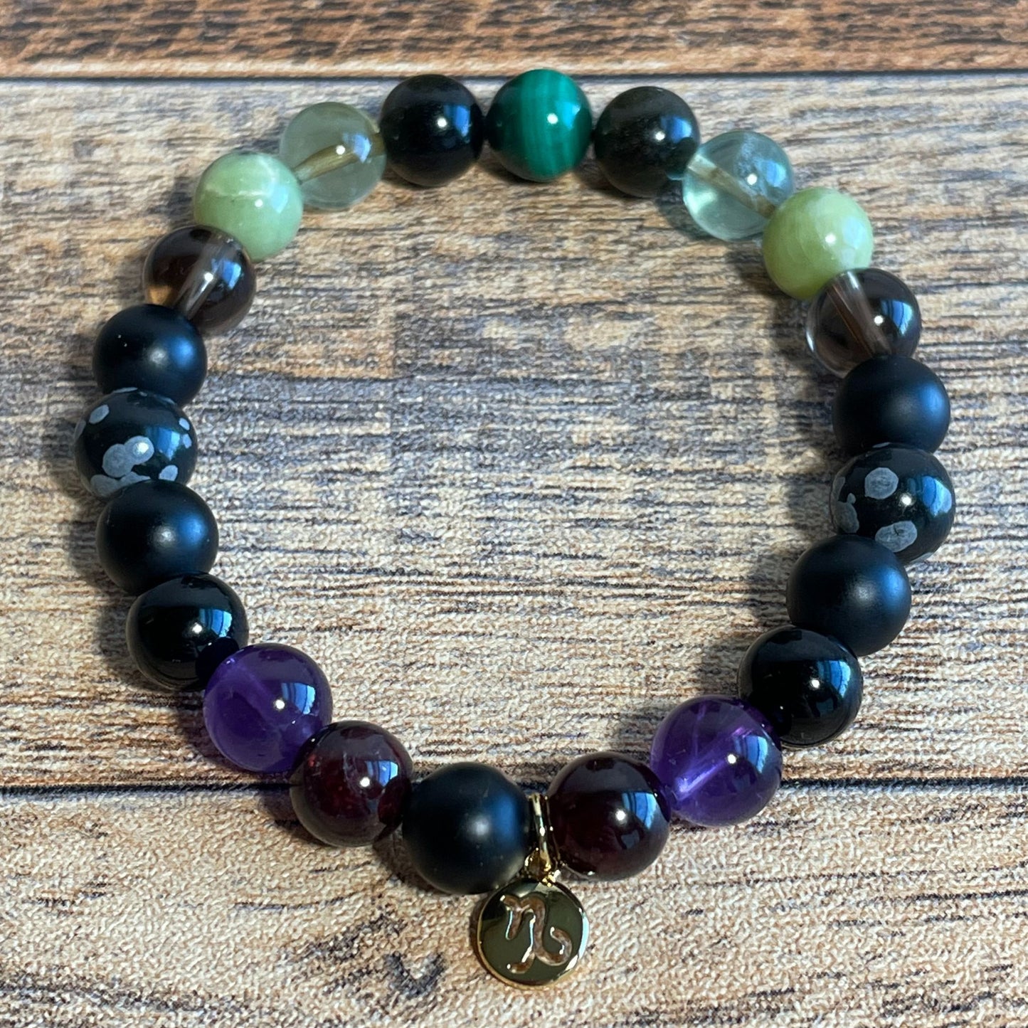 ♑︎ CAPRICORN Zodiac | Crystal Bracelet