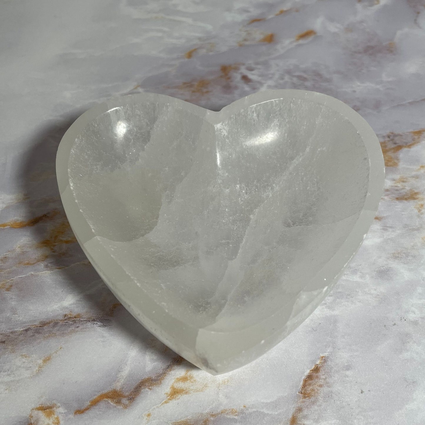 SELENITE HEART | Crystal Charging & Cleansing Bowl
