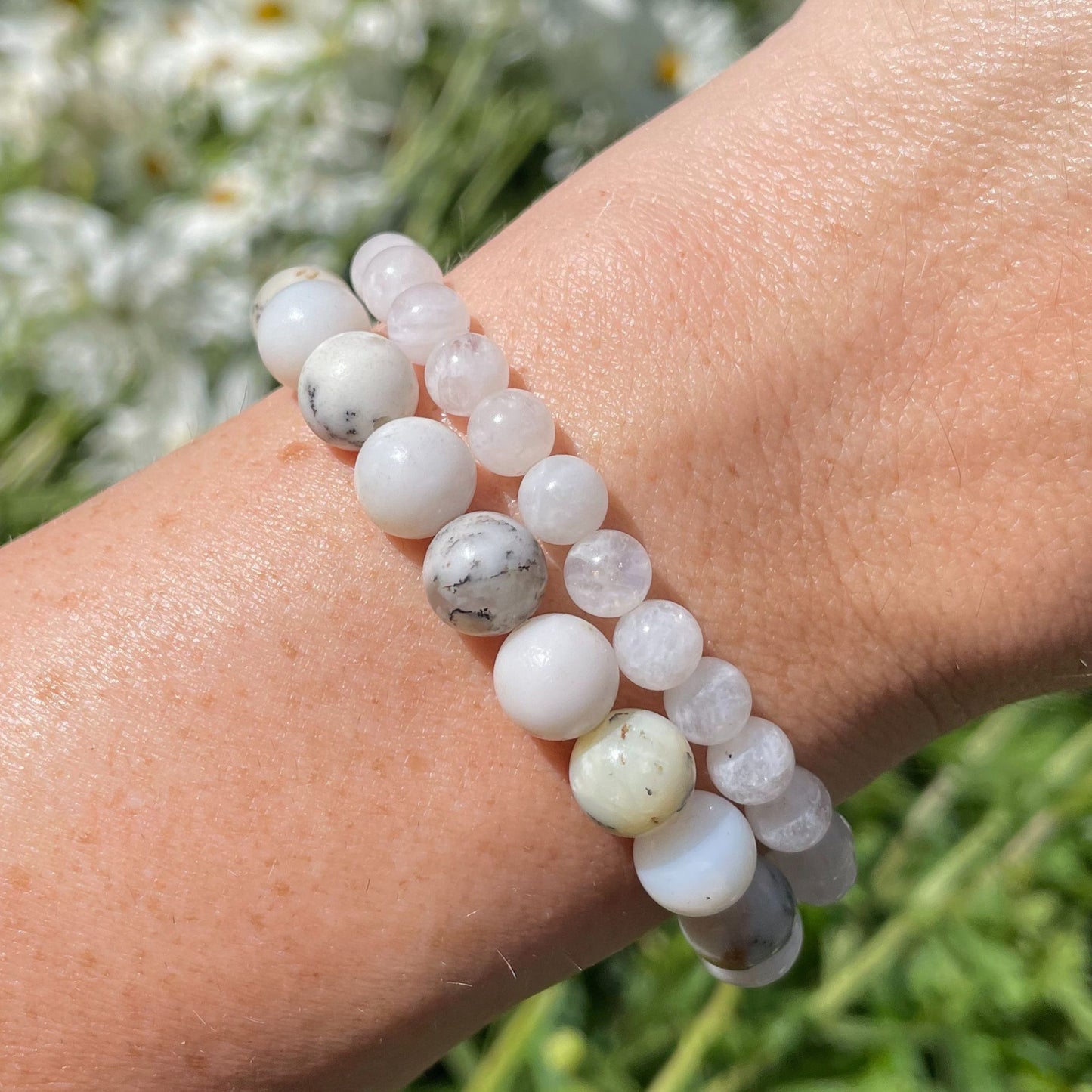 ♋︎ CANCER Zodiac | Stackable Crystal Bracelets