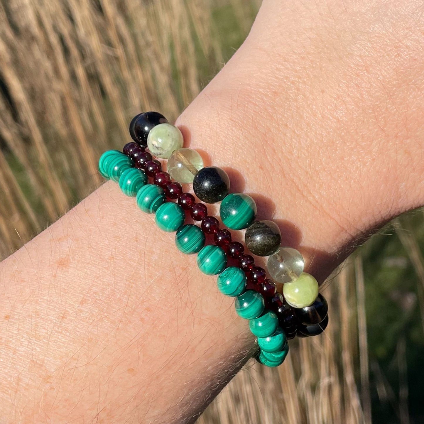 ♑︎ CAPRICORN Zodiac | Stackable Crystal Bracelets