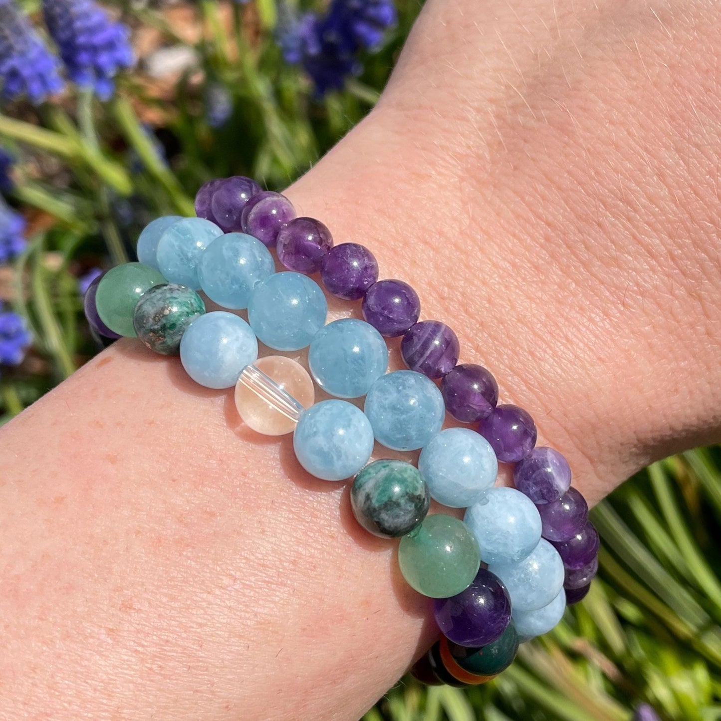 ♈︎ ARIES Zodiac | Stackable Crystal Bracelets