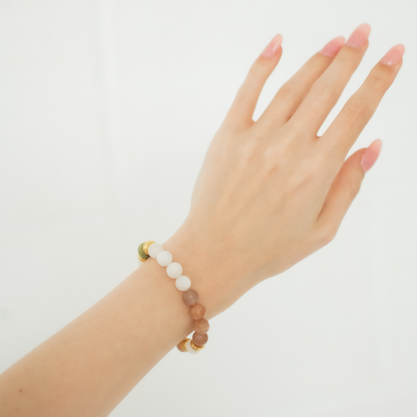 OTHER SIDE of the MOON | Crystal Bracelet | Sunstone & Moonstone