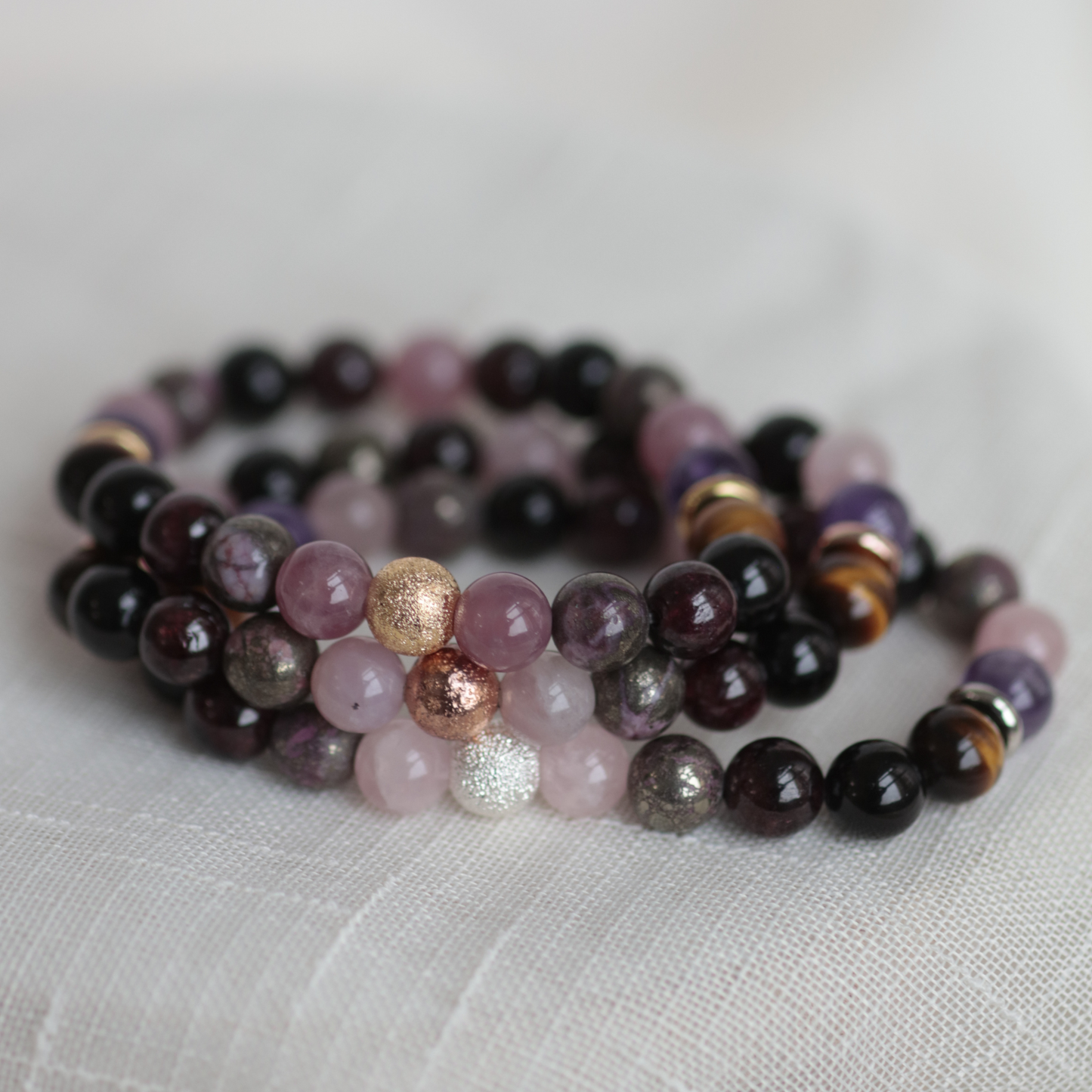 ABUNDANCE & LOVE *OG | Crystal Bracelet | Rose Quartz & Tourmaline