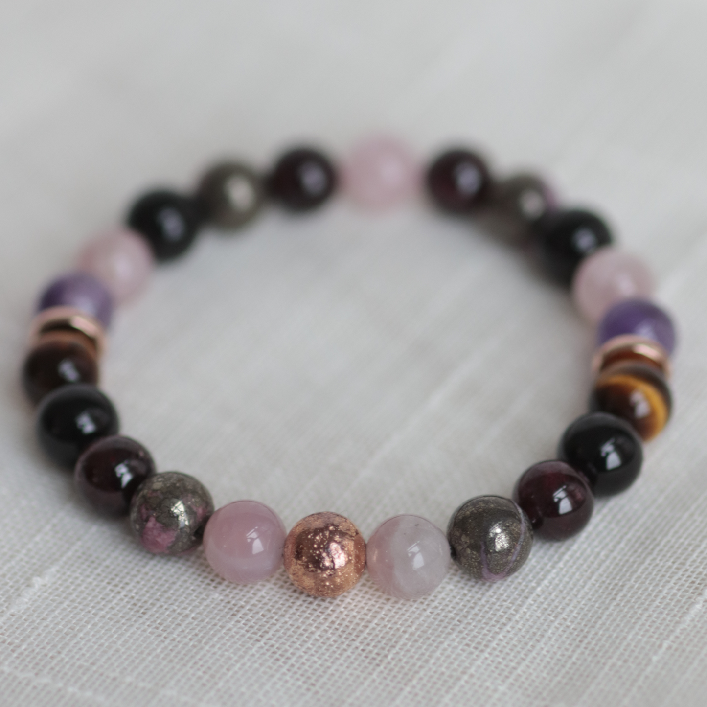 ABUNDANCE & LOVE *OG | Crystal Bracelet | Rose Quartz & Tourmaline
