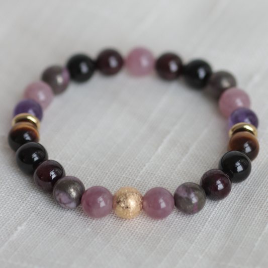 ABUNDANCE & LOVE *OG | Crystal Bracelet | Rose Quartz & Tourmaline