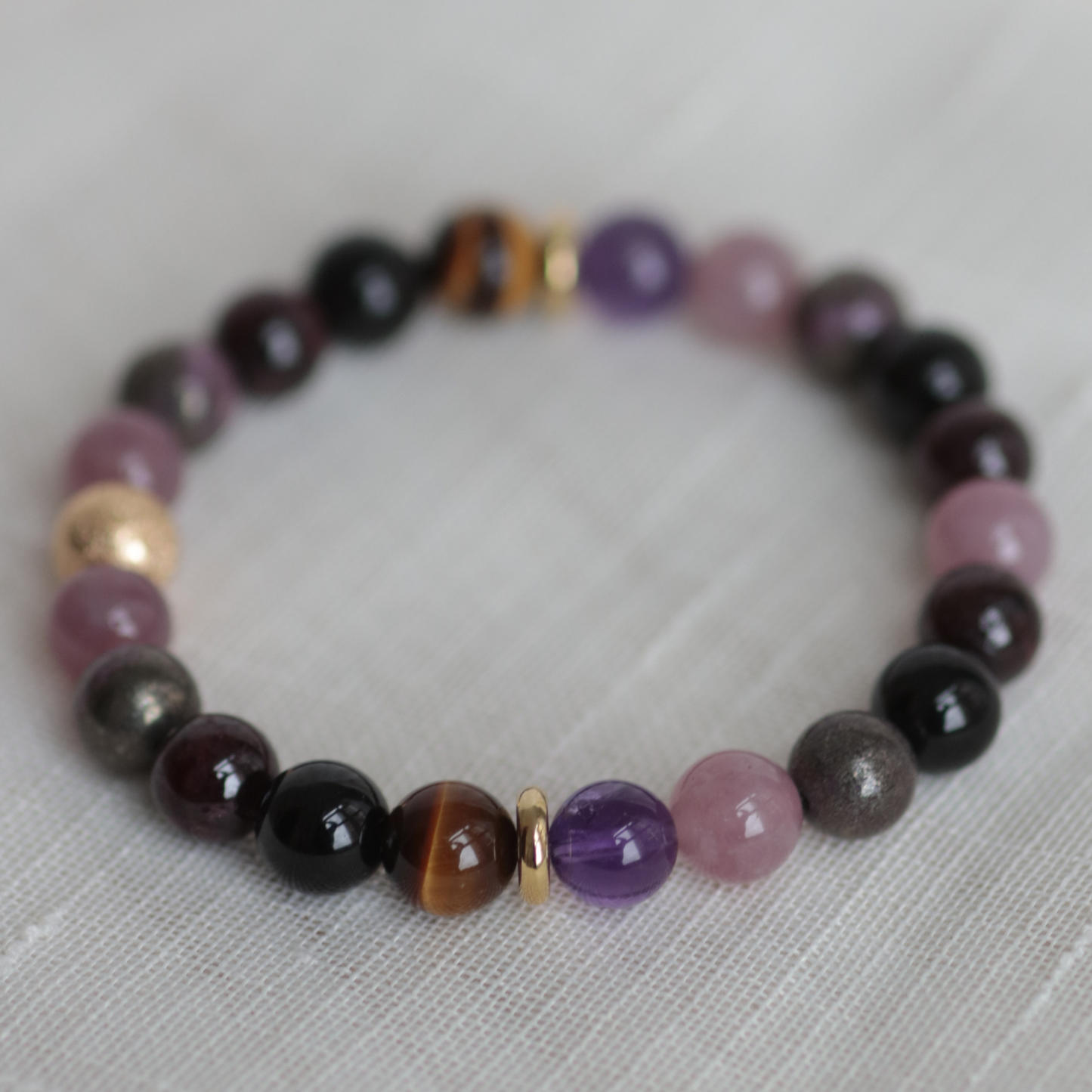 ABUNDANCE & LOVE *OG | Crystal Bracelet | Rose Quartz & Tourmaline