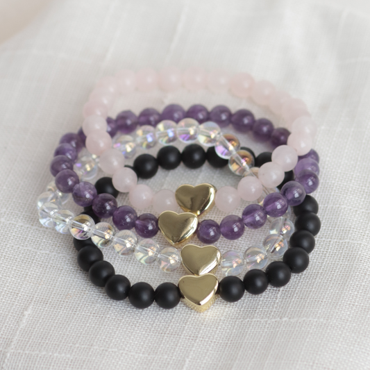 GOLDEN HEART | Crystal Bracelets
