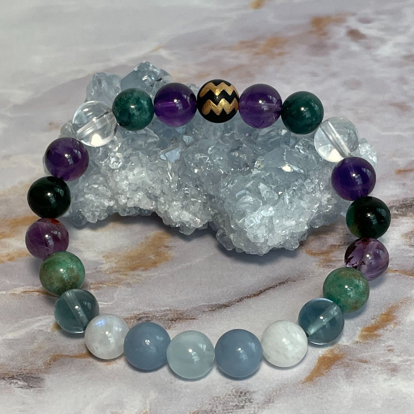 ♒︎ AQUARIUS Zodiac | Crystal Bracelet