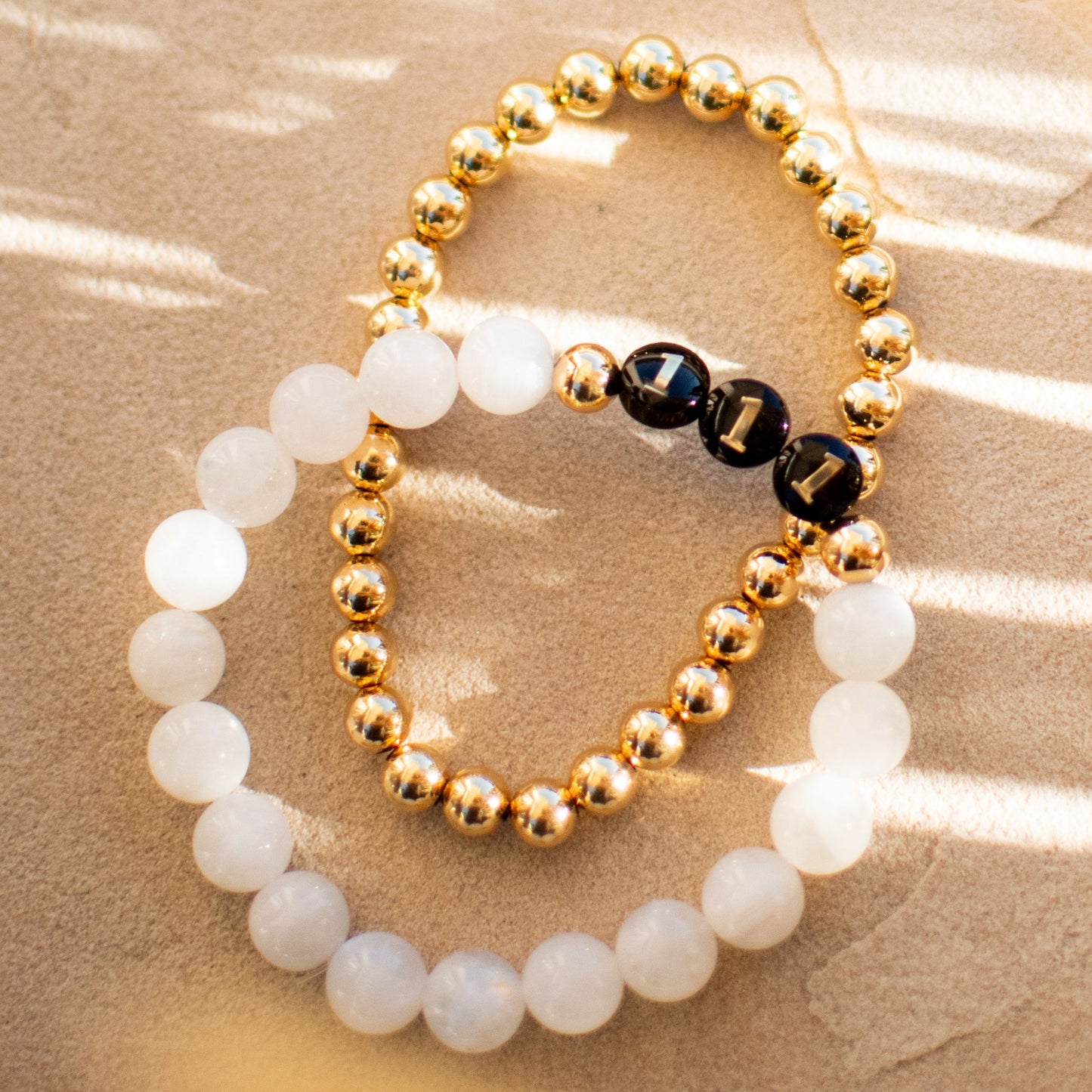 ANGEL NUMBER | Crystal Bracelet | Moonstone & Tourmaline
