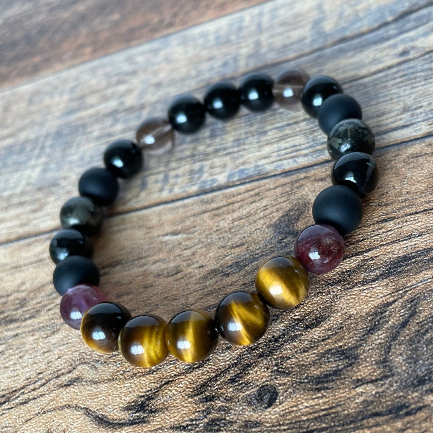 ULTIMATE PROTECTION | Crystal Bracelet | Tiger Eye & Tourmaline