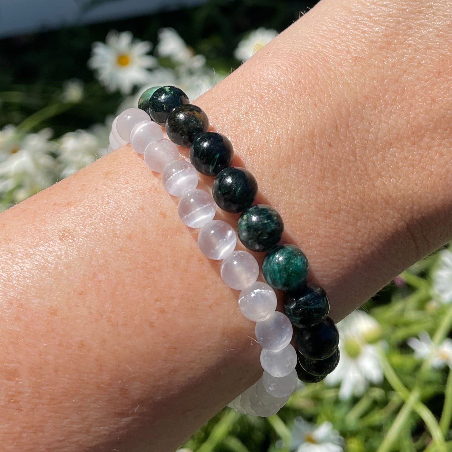 ♋︎ CANCER Zodiac | Stackable Crystal Bracelets