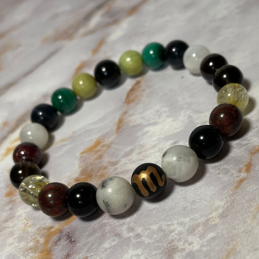 ♏︎ SCORPIO Zodiac | Crystal Bracelet