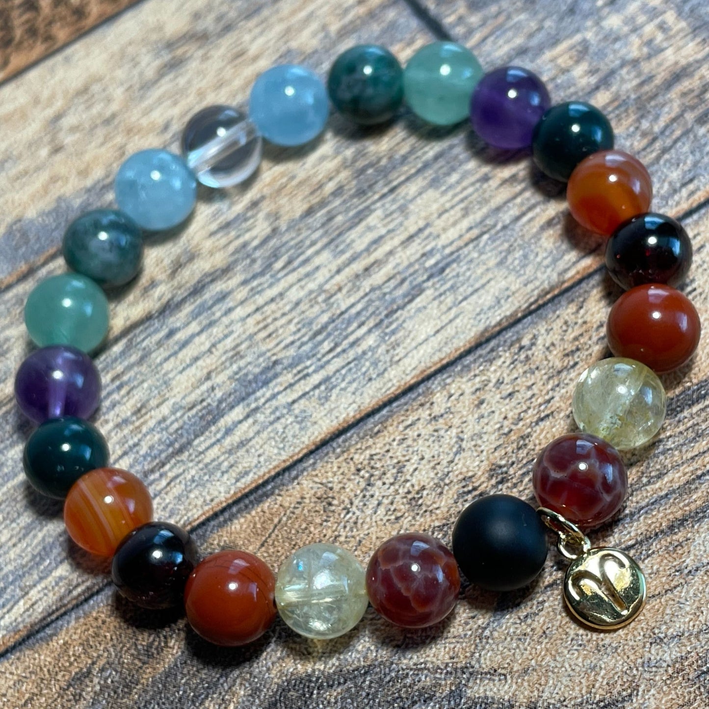♈︎ ARIES Zodiac | Crystal Bracelet