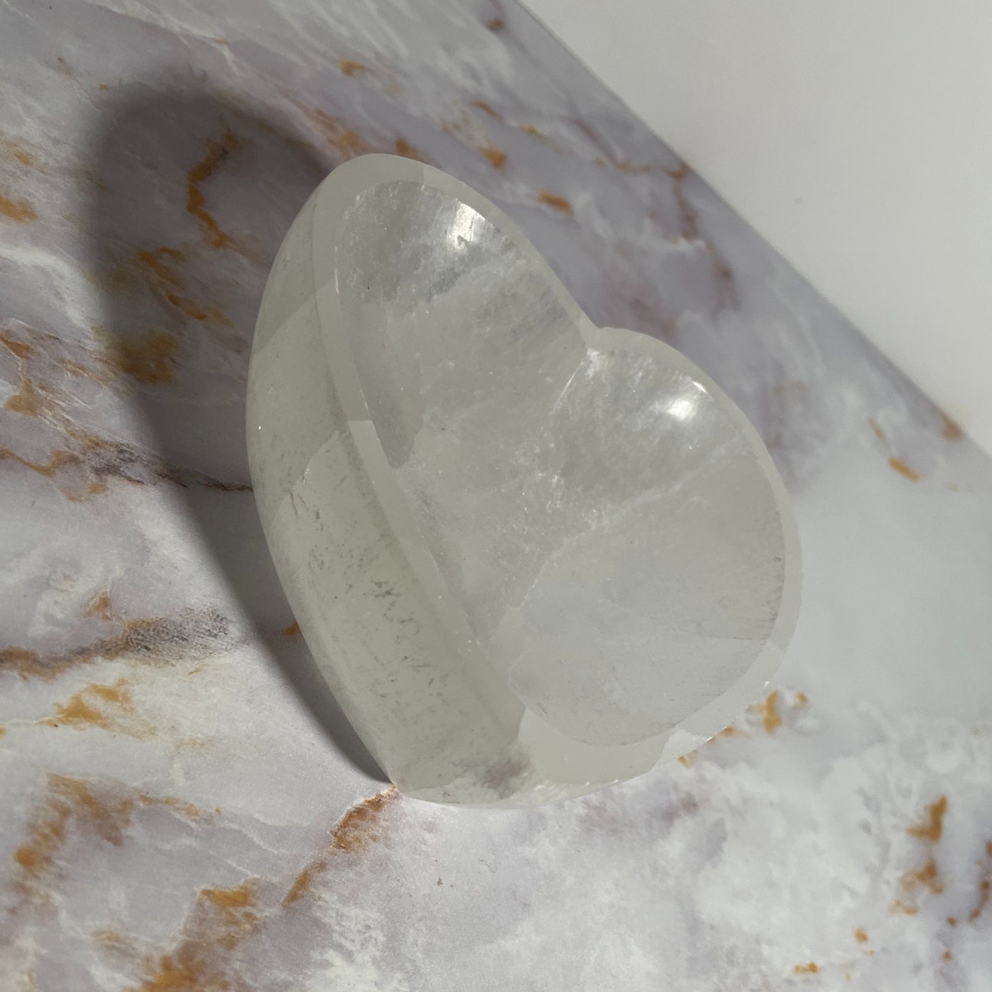 SELENITE HEART | Crystal Charging & Cleansing Bowl