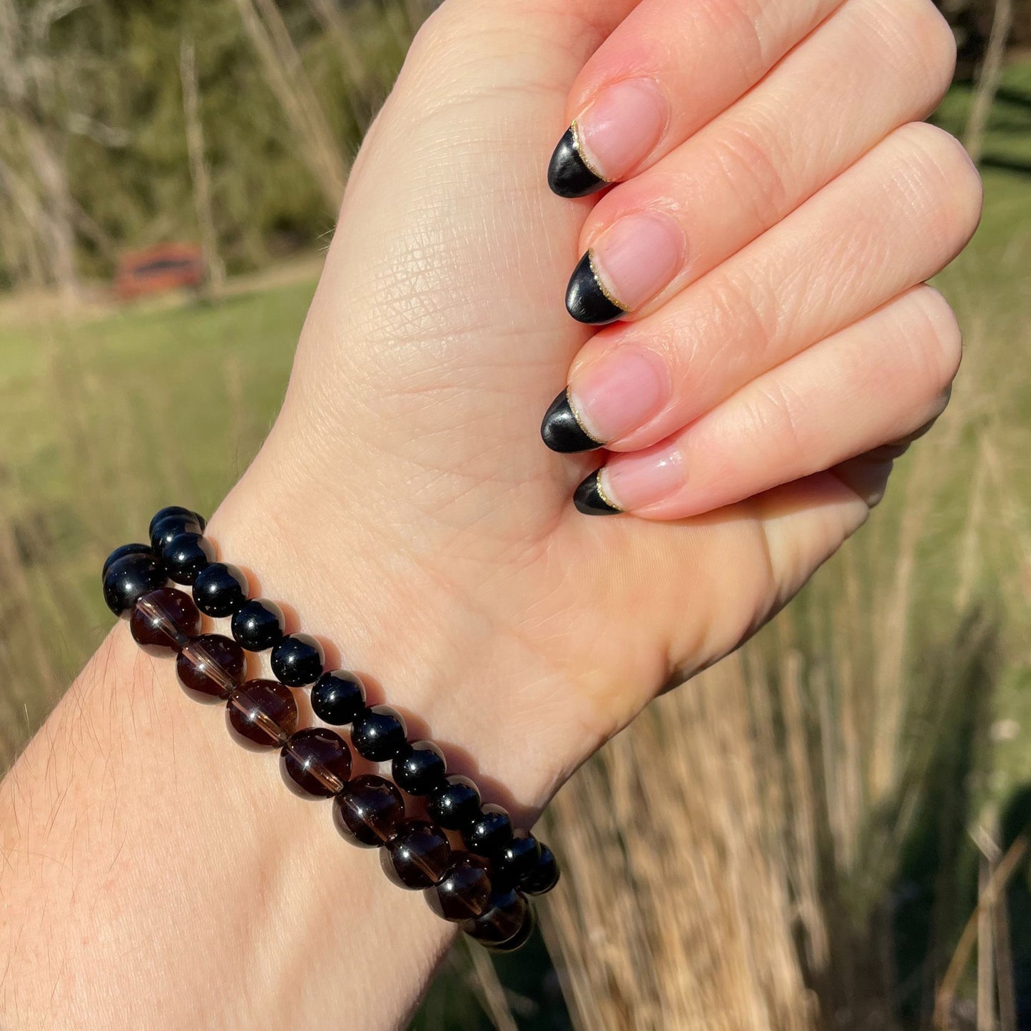 ♑︎ CAPRICORN Zodiac | Stackable Crystal Bracelets