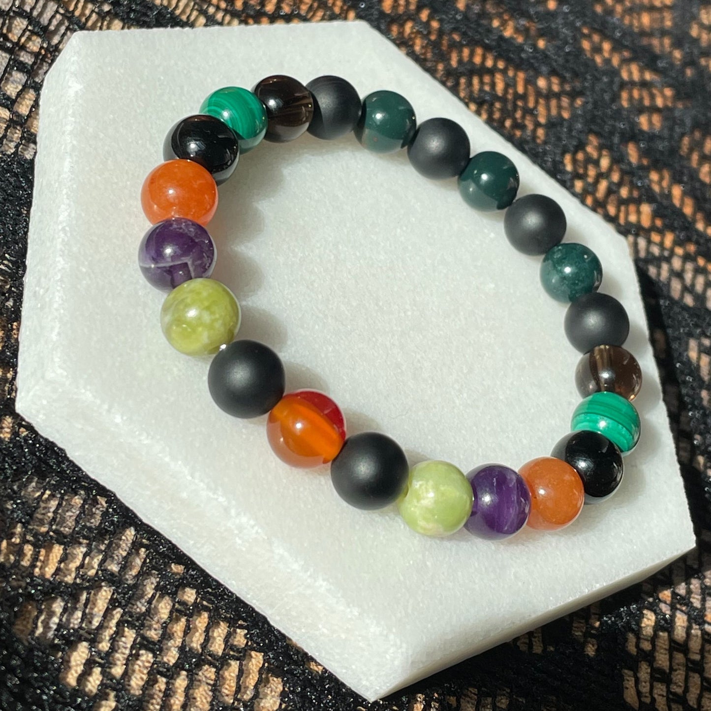 M.A.G.I.C. & Transformation OG | Crystal Bracelet | Bloodstone & Onyx