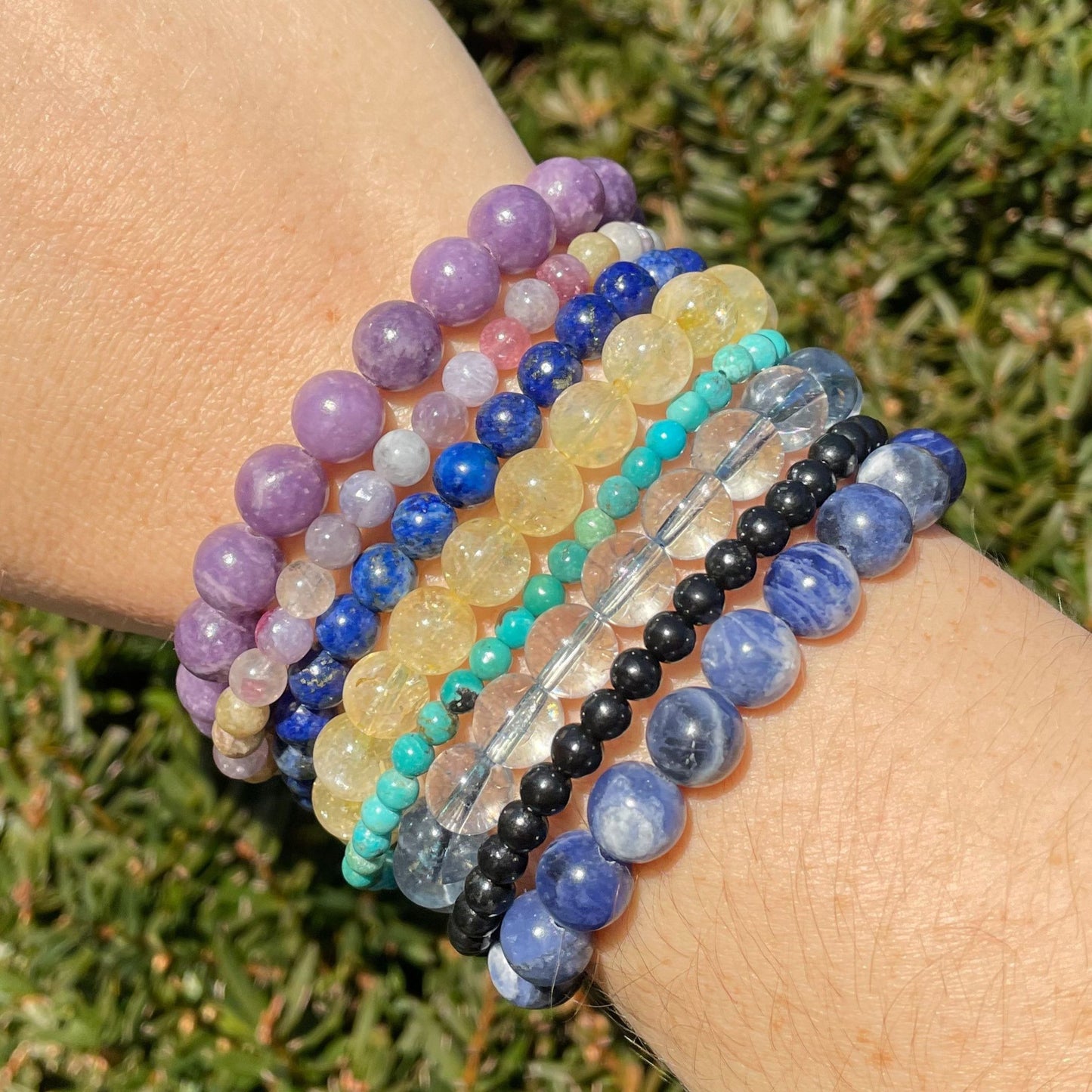 ♐︎ SAGITTARIUS Zodiac | Stackable Crystal Bracelets