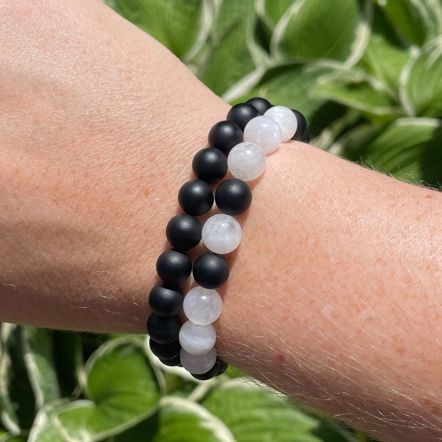 INTUITION | Ken-Inspired | Crystal Bracelet | Moonstone & Onyx