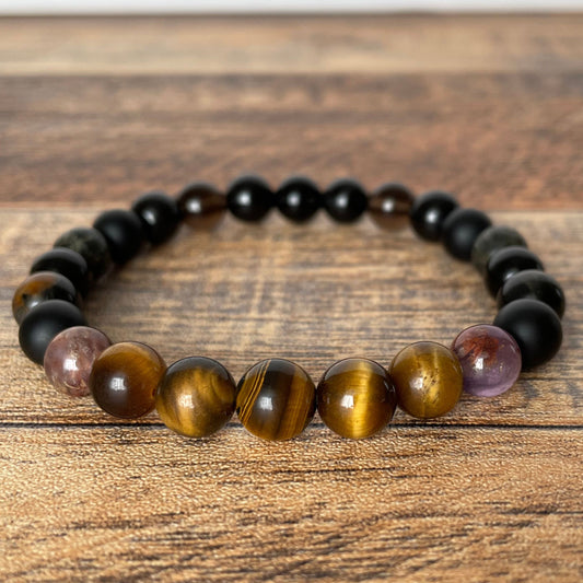 ULTIMATE PROTECTION | Crystal Bracelet | Tiger Eye & Tourmaline