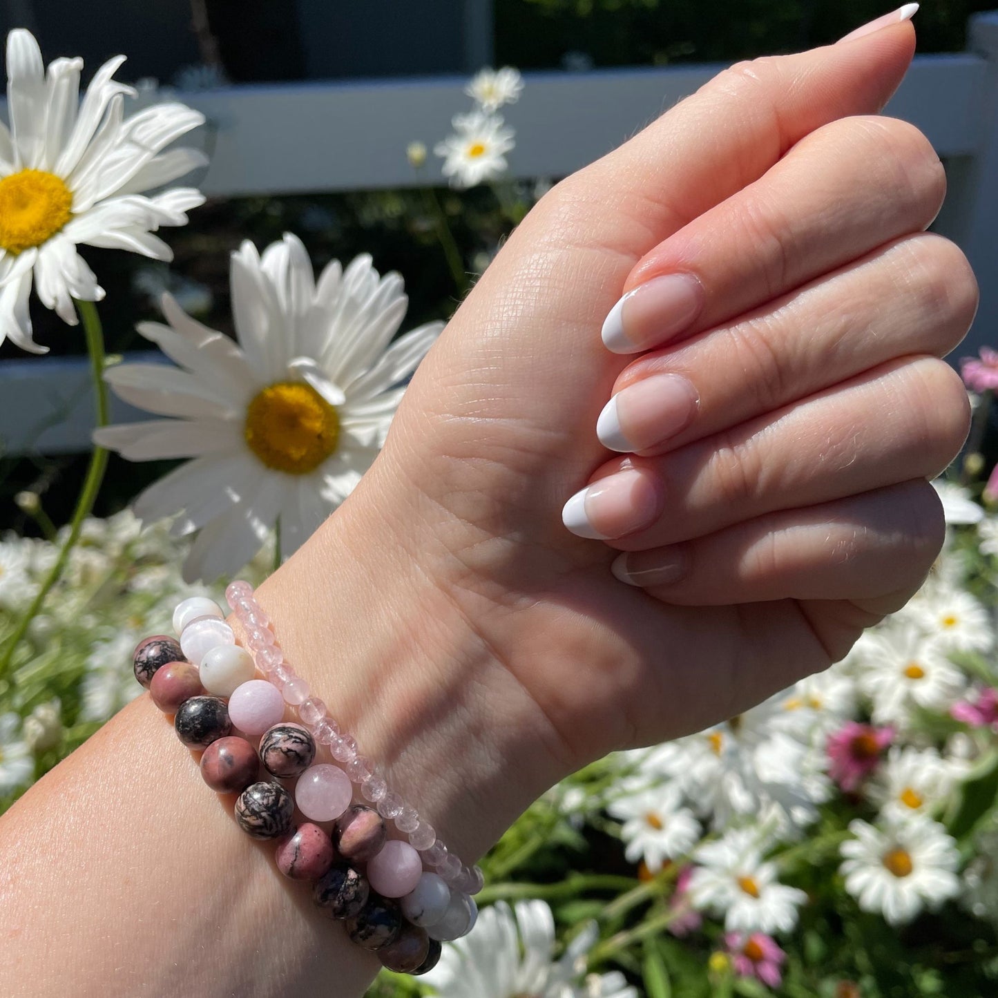 ♋︎ CANCER Zodiac | Stackable Crystal Bracelets