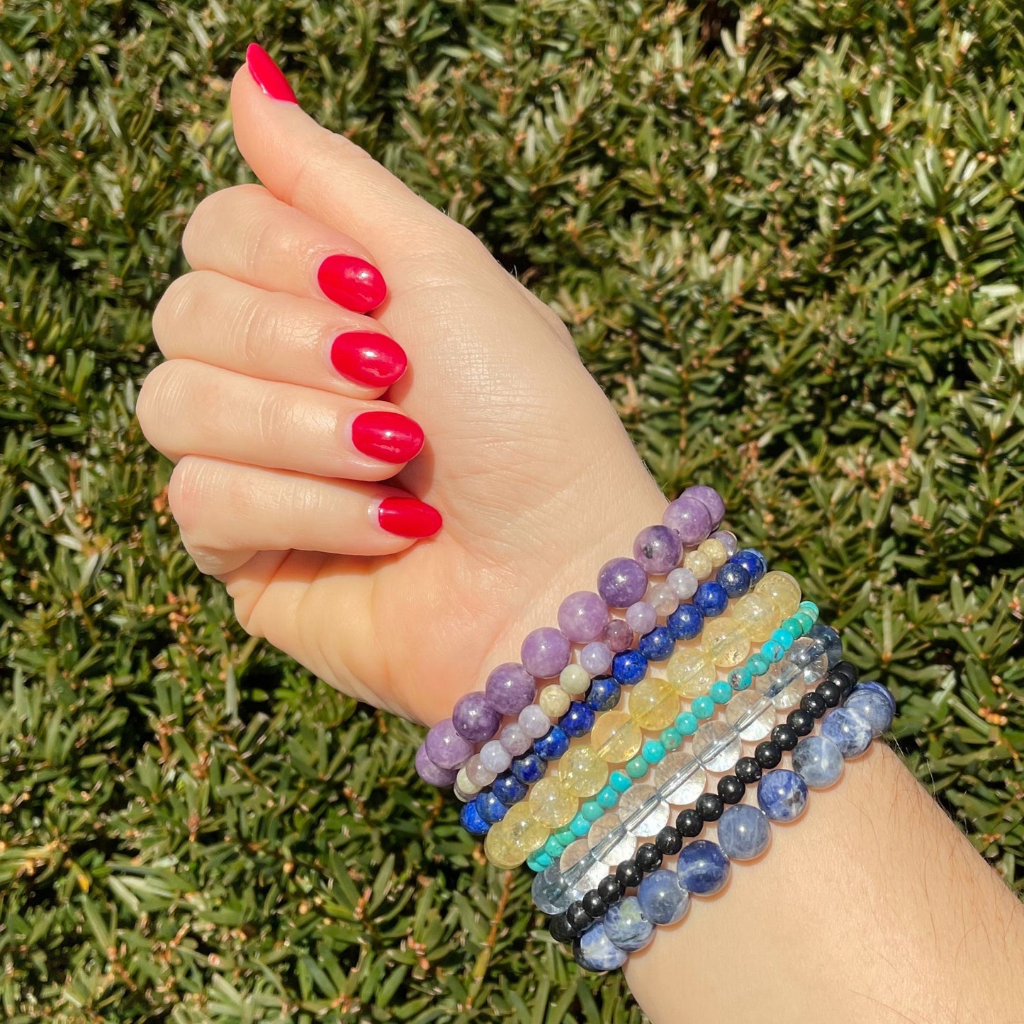 ♐︎ SAGITTARIUS Zodiac | Stackable Crystal Bracelets