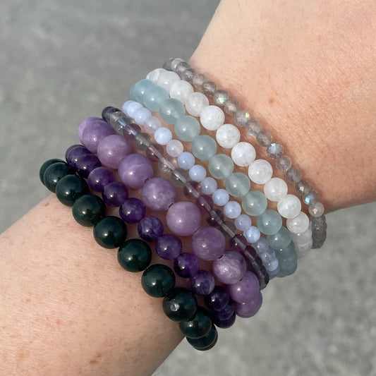 ♓︎ PISCES Zodiac | Stackable Crystal Bracelets