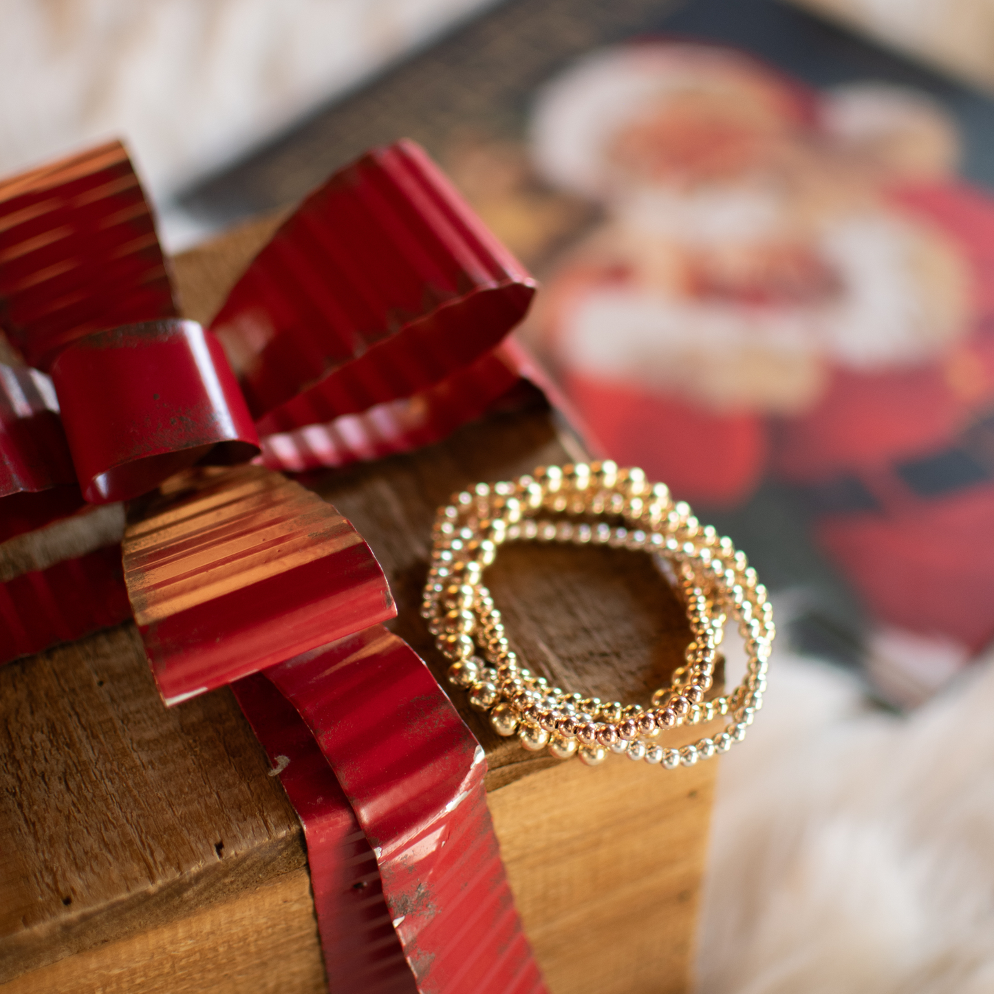 METALLIC Bracelet Stack | 14K Gold-Filled, Rose Gold-Filled & Sterling Silver Stackable Bracelets | 4mm Trio Set
