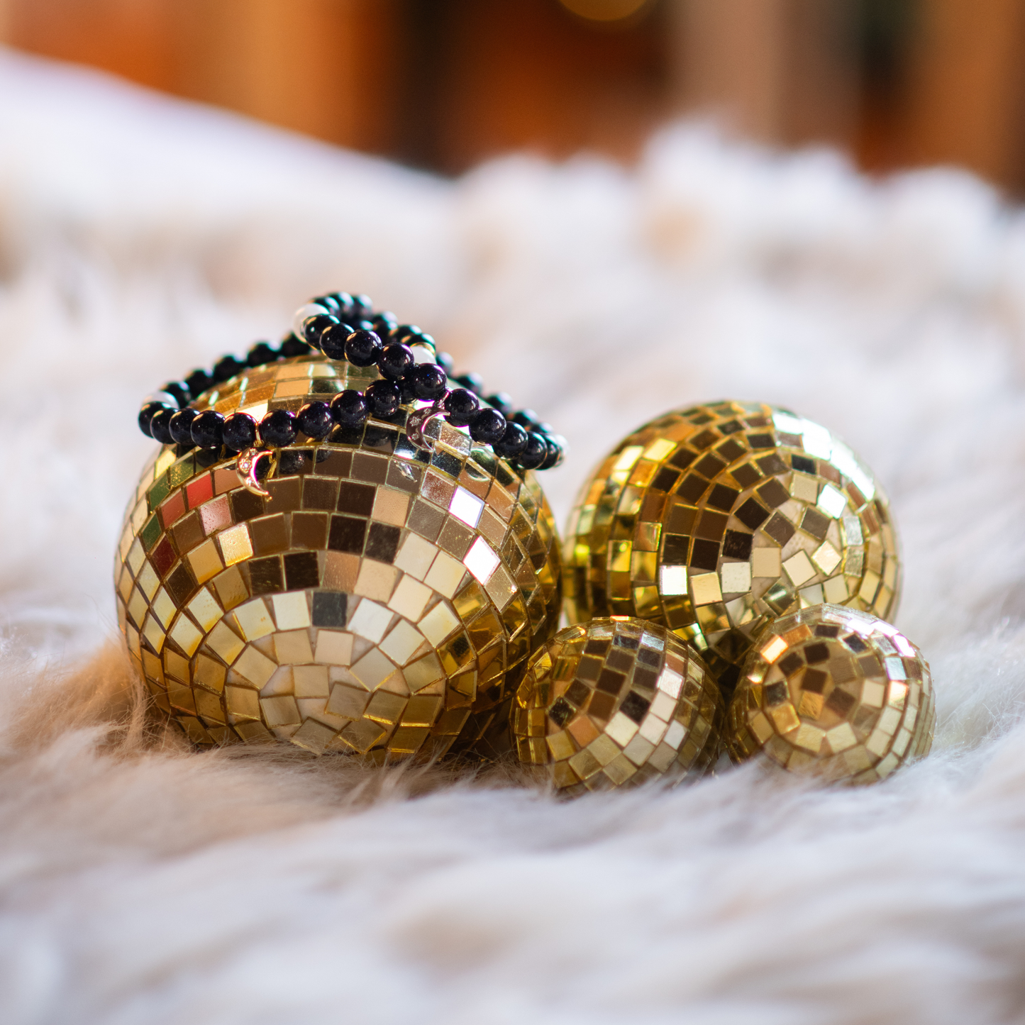 STARRY NIGHT | Crystal Bracelet | Blue Goldstone & Moonstone