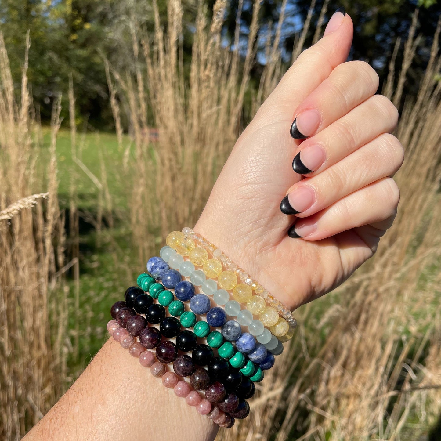 ♏︎ SCORPIO Zodiac | Stackable Crystal Bracelets