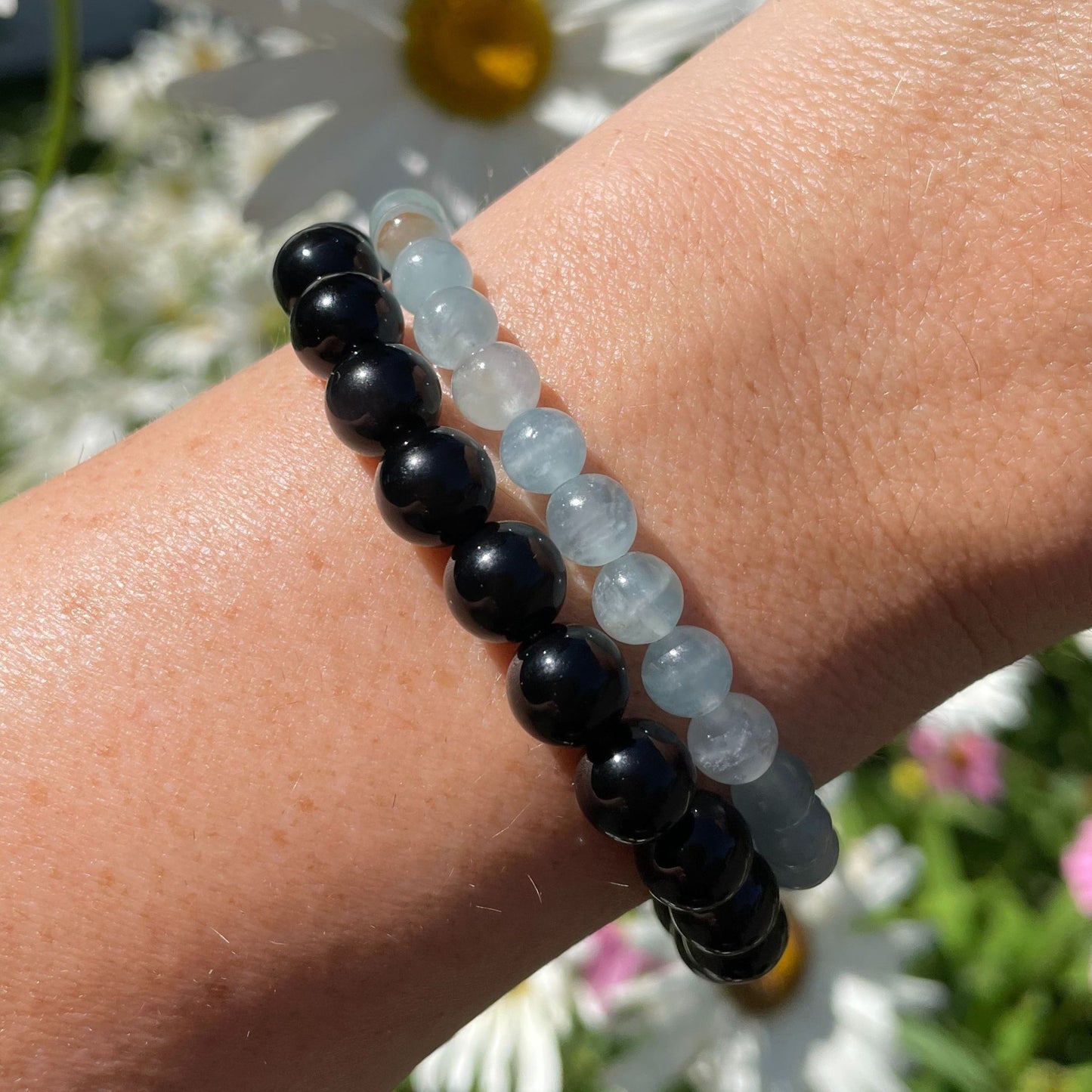 ♋︎ CANCER Zodiac | Stackable Crystal Bracelets