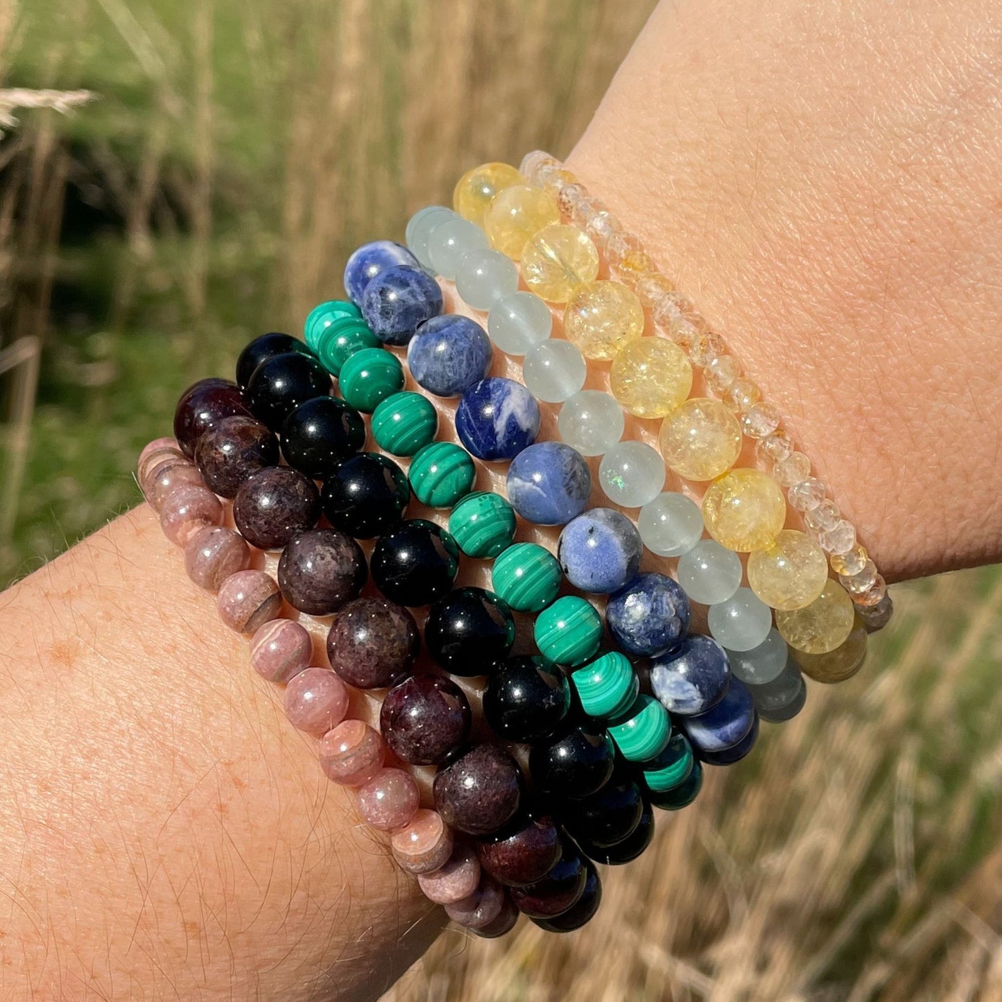 ♏︎ SCORPIO Zodiac | Stackable Crystal Bracelets