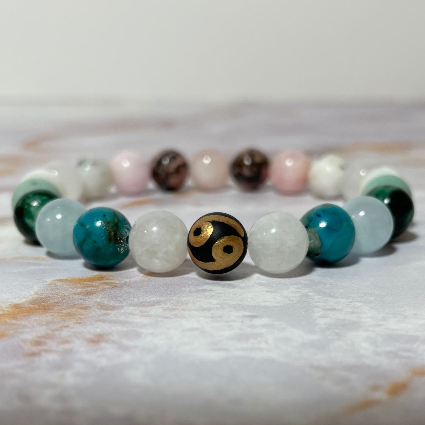♋︎ CANCER Zodiac | Crystal Bracelet