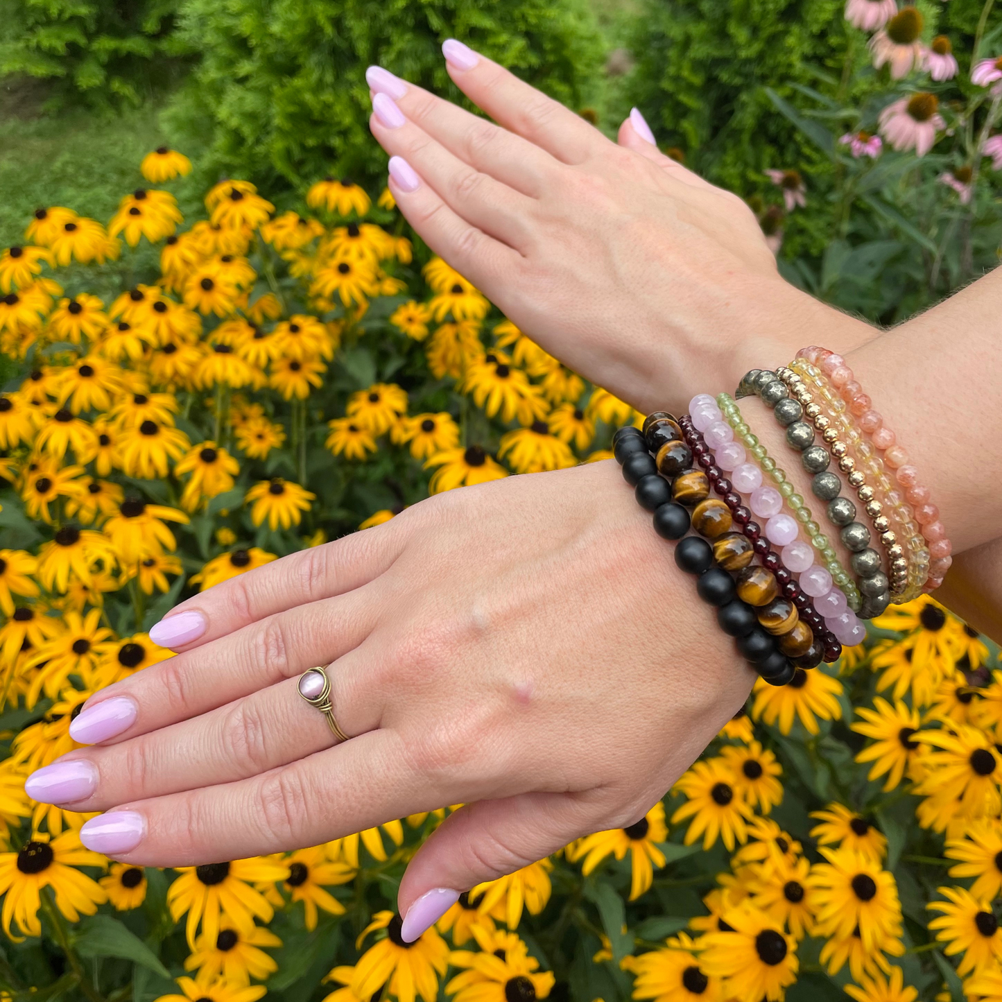 ♌︎ LEO Zodiac | Stackable Crystal Bracelets