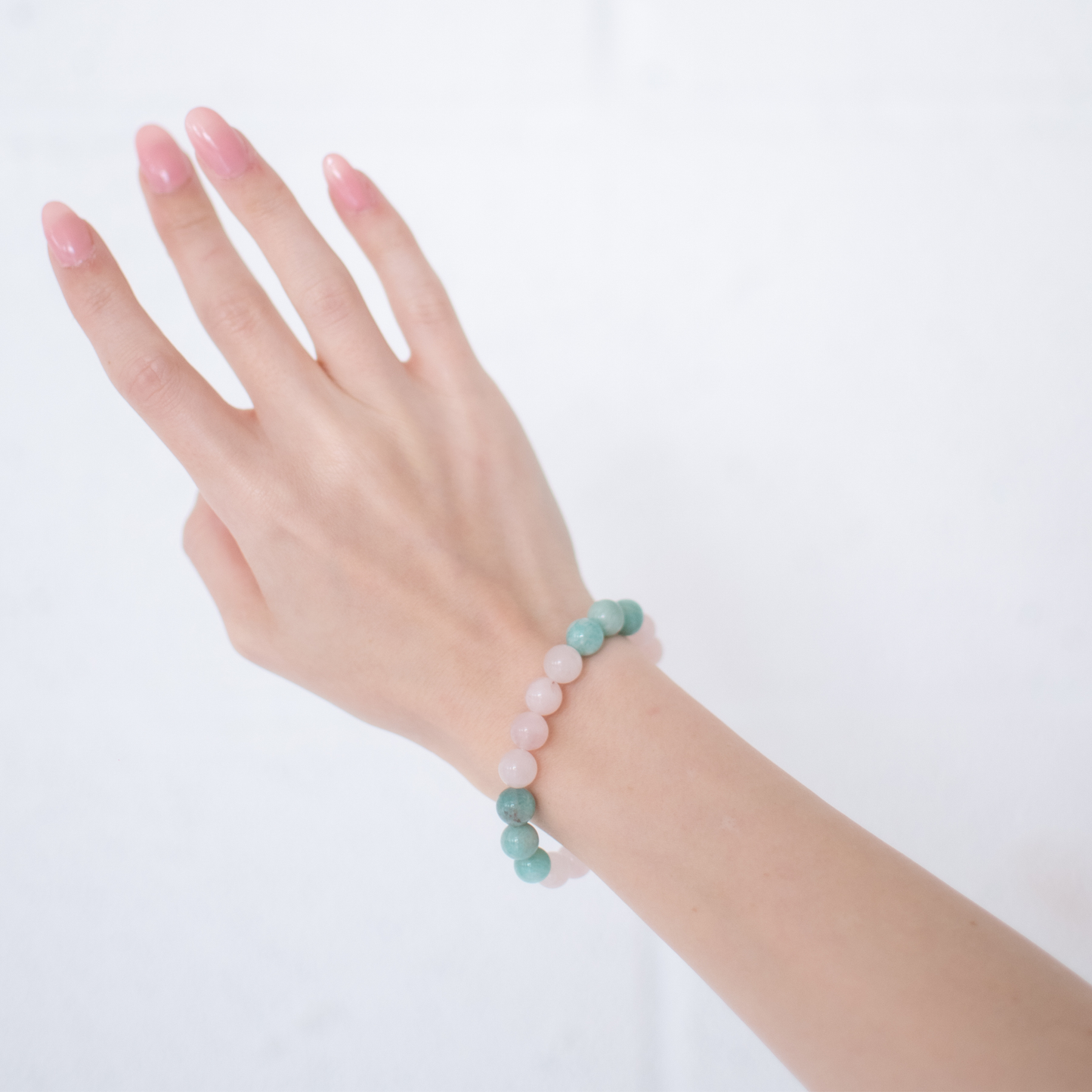 SELF-LOVE | Ken-Inspired | Crystal Bracelet | Rose Quartz & Amazonite