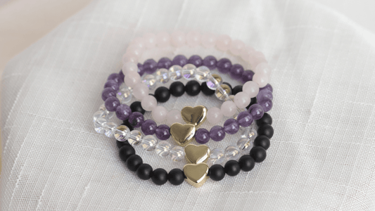 GOLDEN HEART | Crystal Bracelets